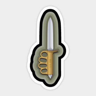 trench knife Sticker